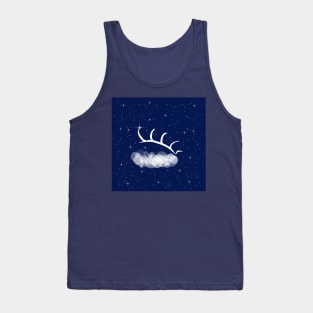 false eyelashes, eyelashes, make up, cosmetics, cosmetology, salon, beautician, self-care, deception, technology, light, universe, cosmos, galaxy, shine, concept Tank Top